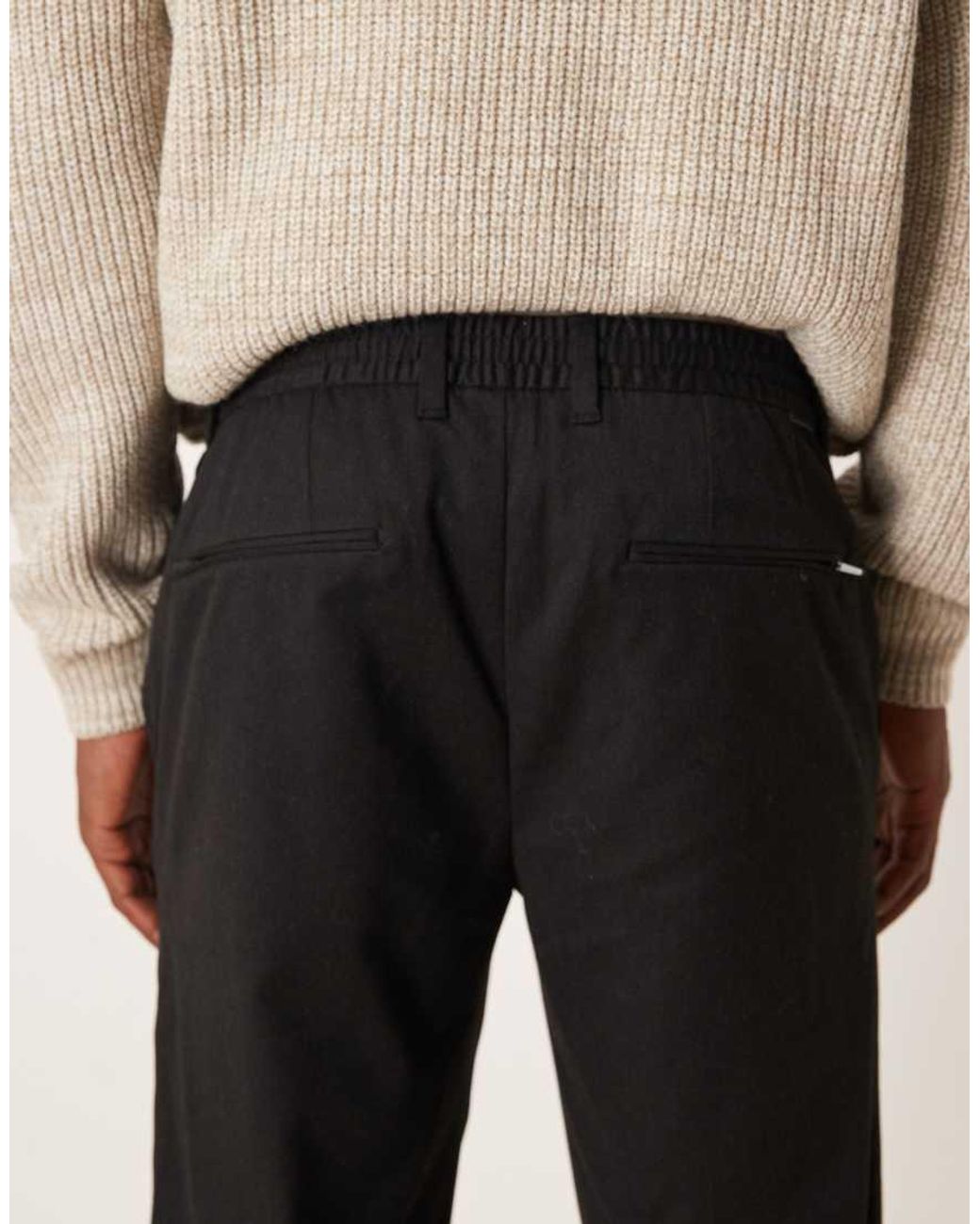 Mango Gray Slim Fit Sweatpants for men