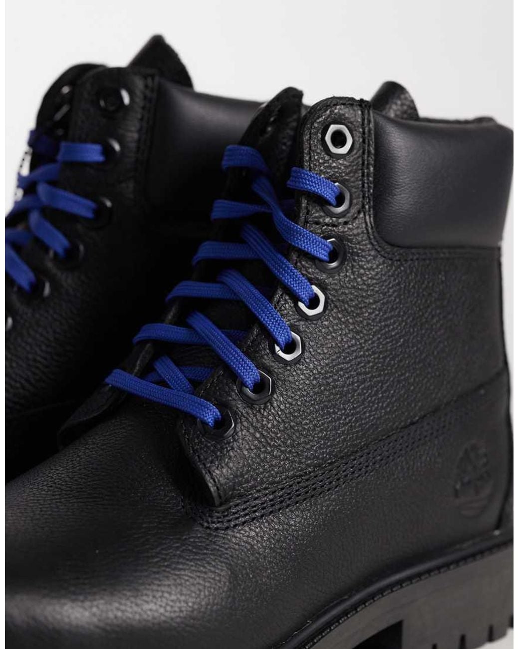 Timberland Black 6inch Lace Up Waterproof Boot for men