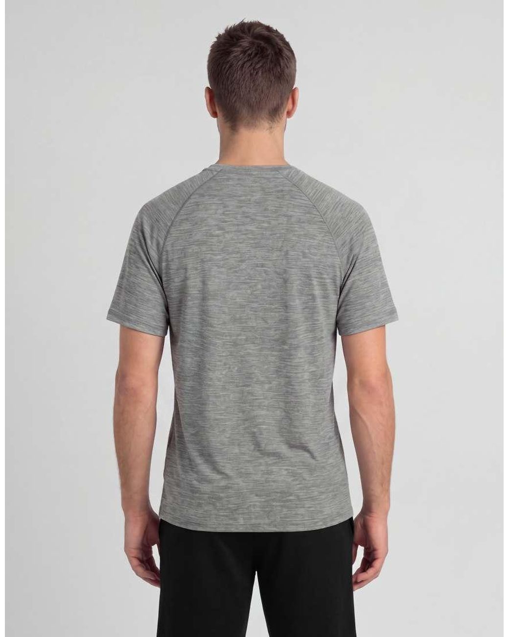 Lyle & Scott Gray Ss T-Shirts Raglan Short Sleeve T-Shirt for men