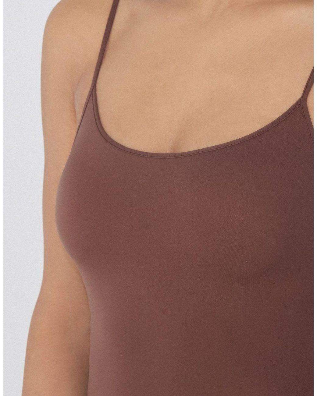 Tezenis Brown Microfibre Body