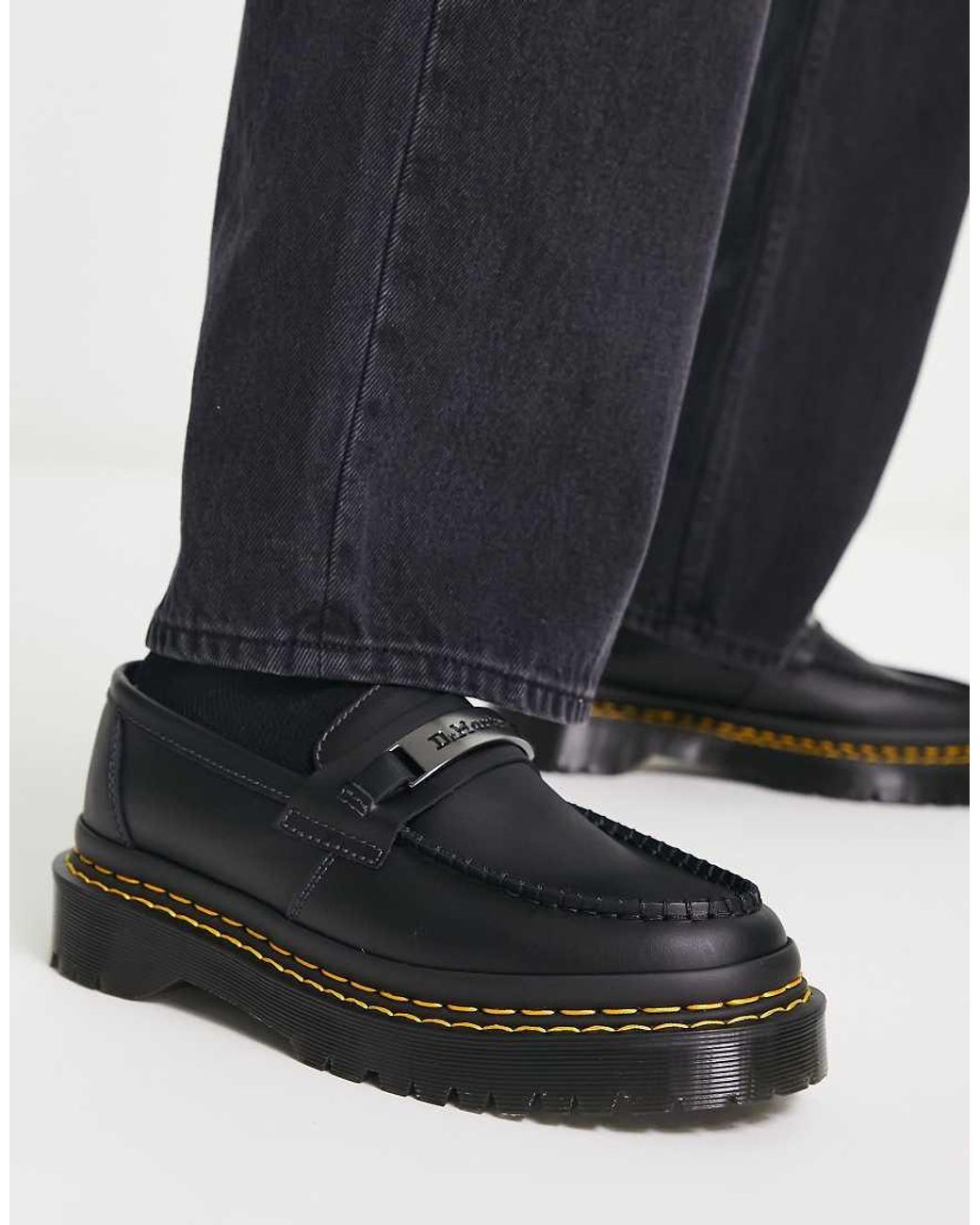 Dr. Martens Penton Bex Double Stitch Loafer in Black for Men Dr. Martens Penton Bex Double Stitch Loafer in Black for Men