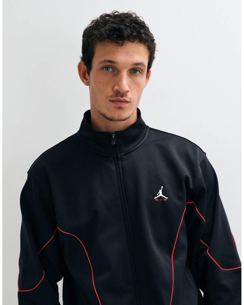Nike Blue Jumpman Logo Full Zip Track Jacket for men