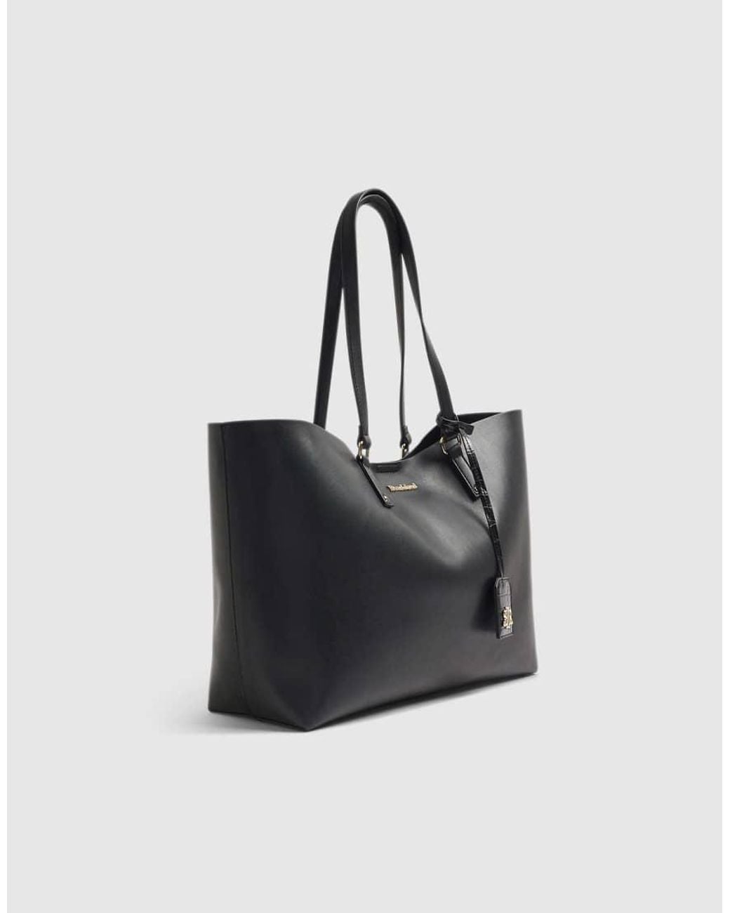 River Island Black Tote Bag With Internal Pouch