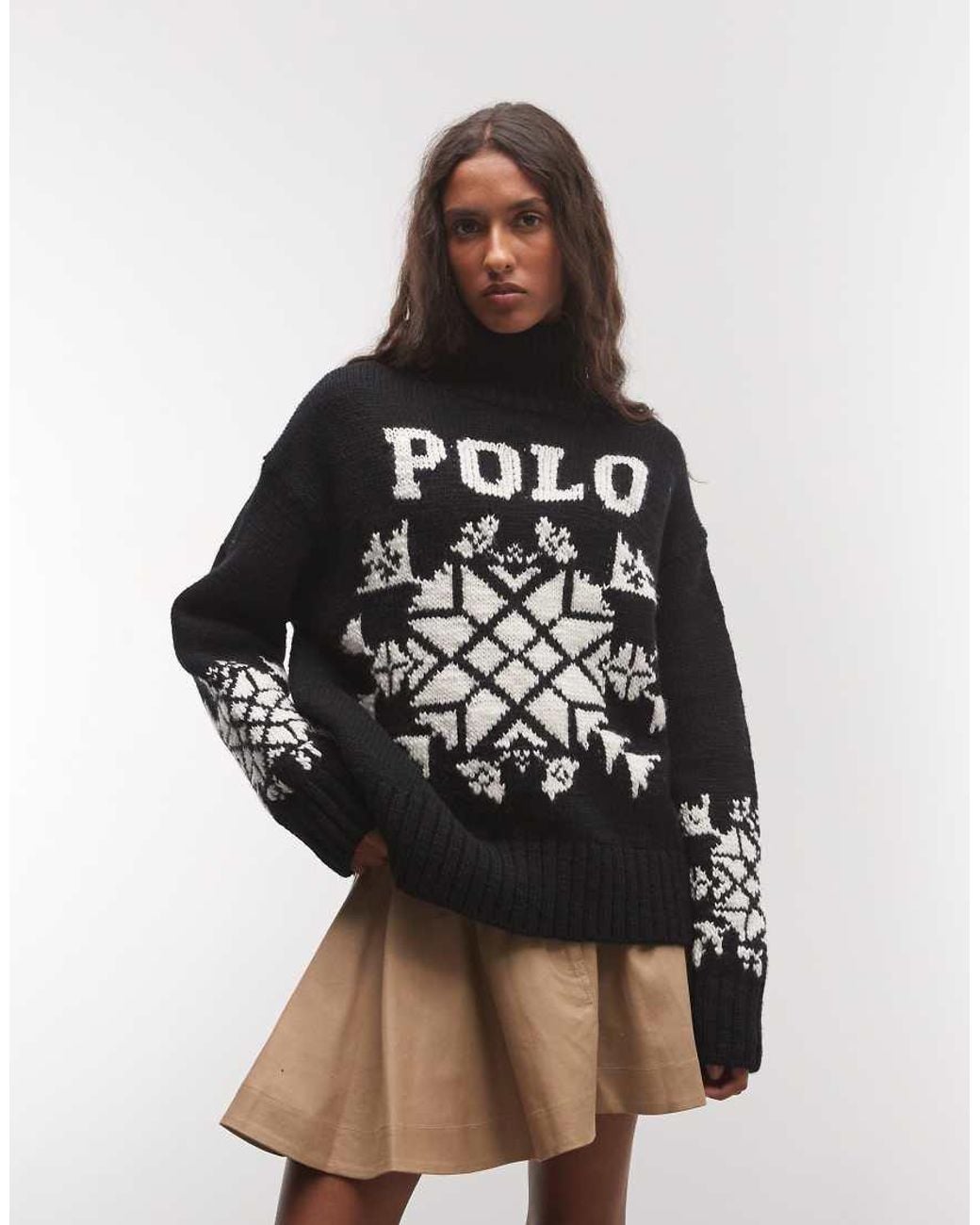 Polo Ralph Lauren Black Holiday Sweater