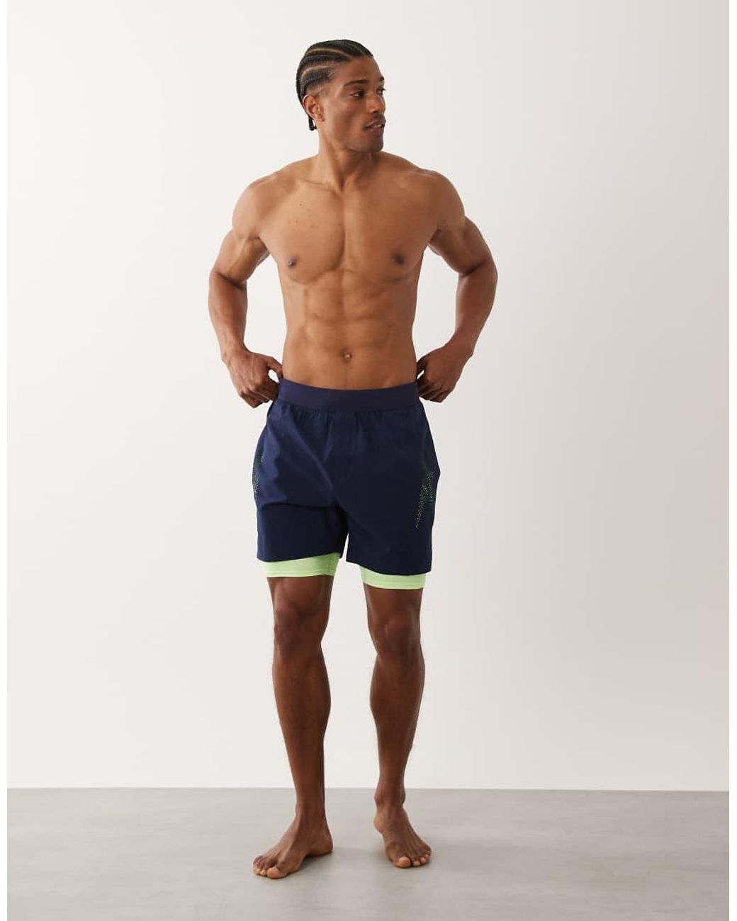 Speedo Blue 16" Volley Swim Short With Liner for men