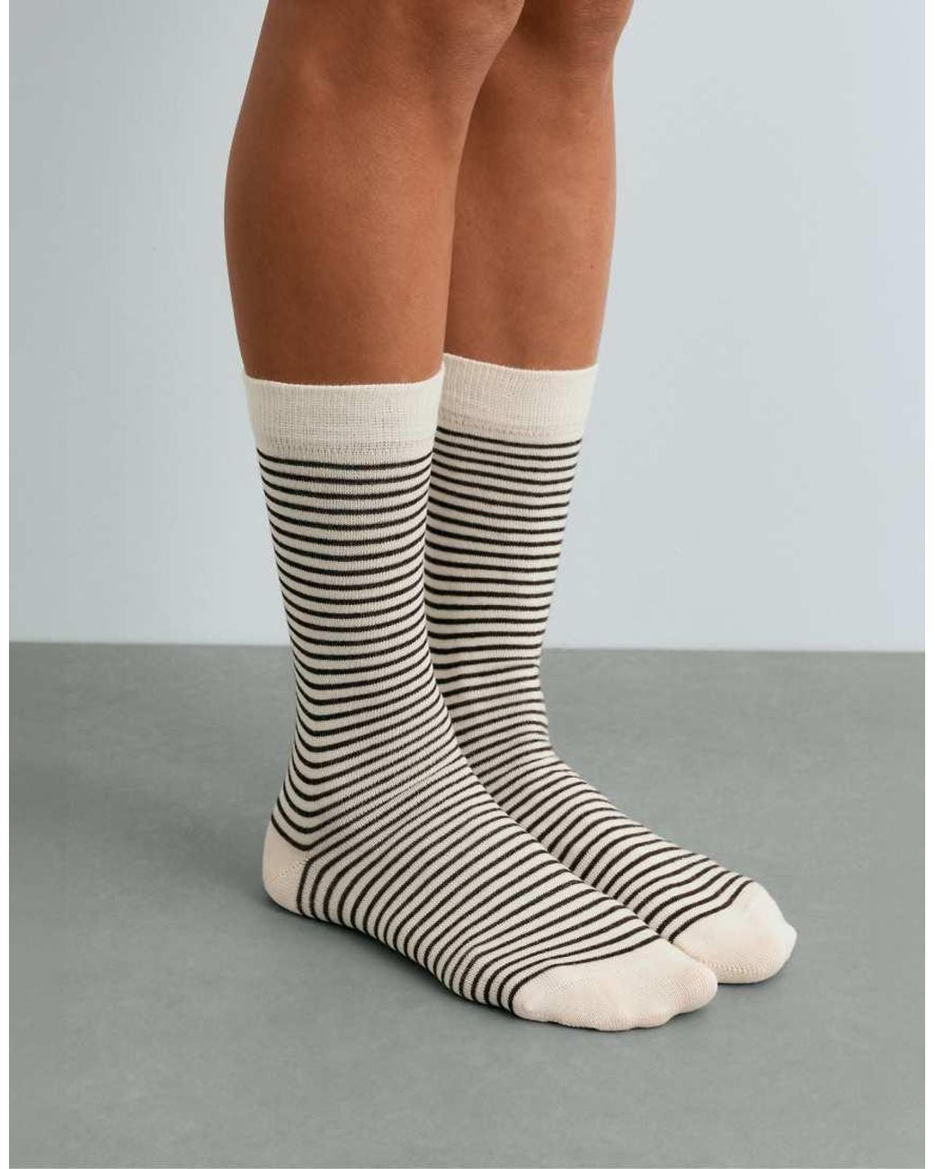 Oysho White Cashmere 13% Classic Sock
