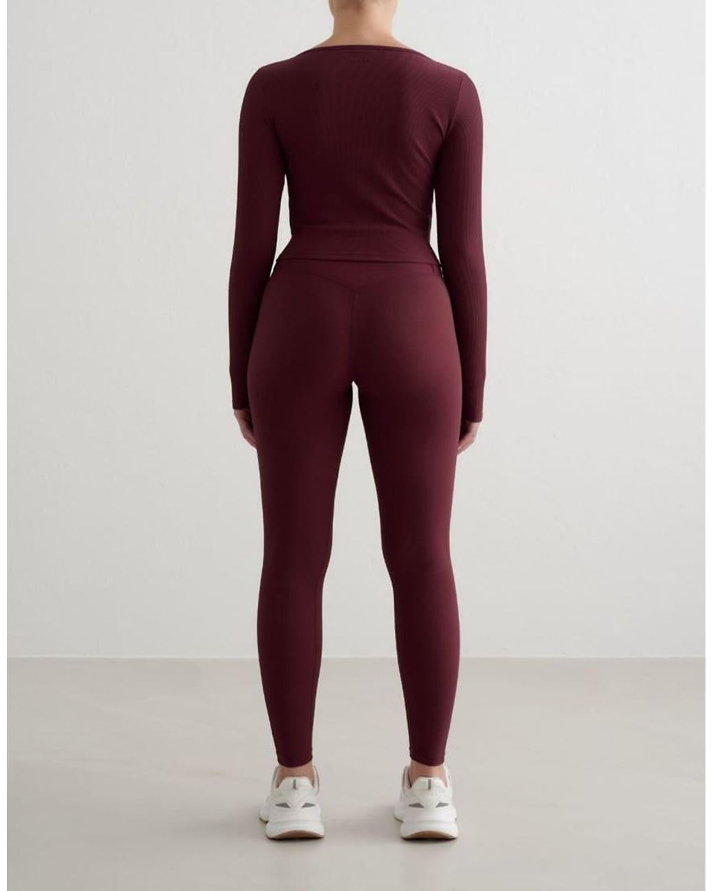 Aim'n Red Cherry Ribbed Performance Zipped Cardigan