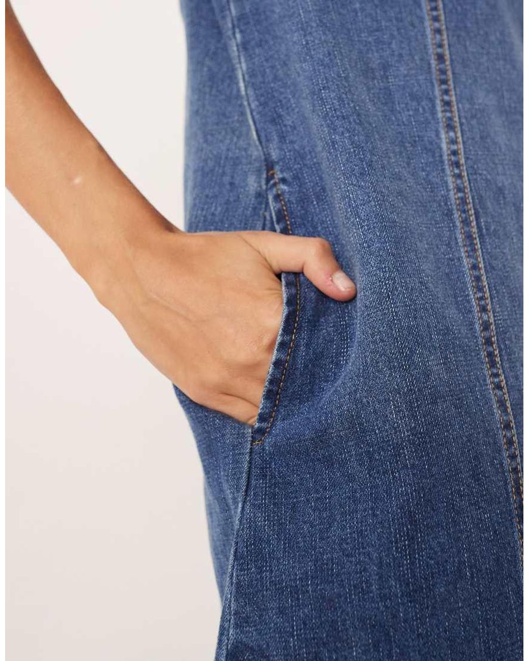 JJXX Blue Denim Shirt Dress