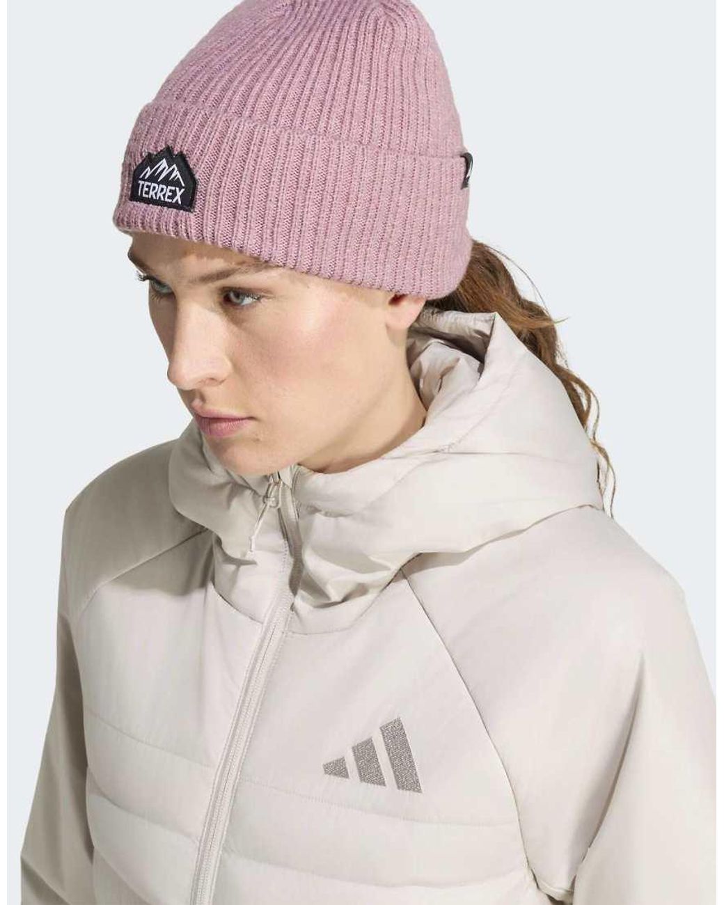Adidas Originals Pink Terrex Multi Climawarm Insulated Hooded Jacket