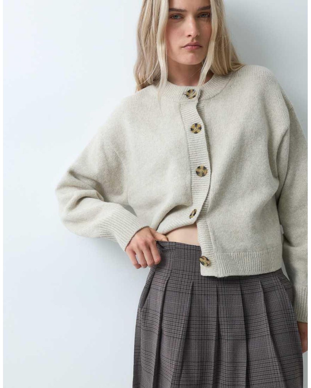 Gap Gray Mini Pleated Skort