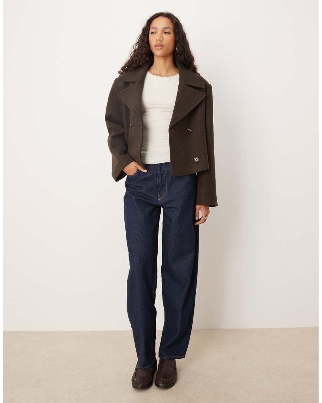 ASOS Black Short Formal Trench Coat