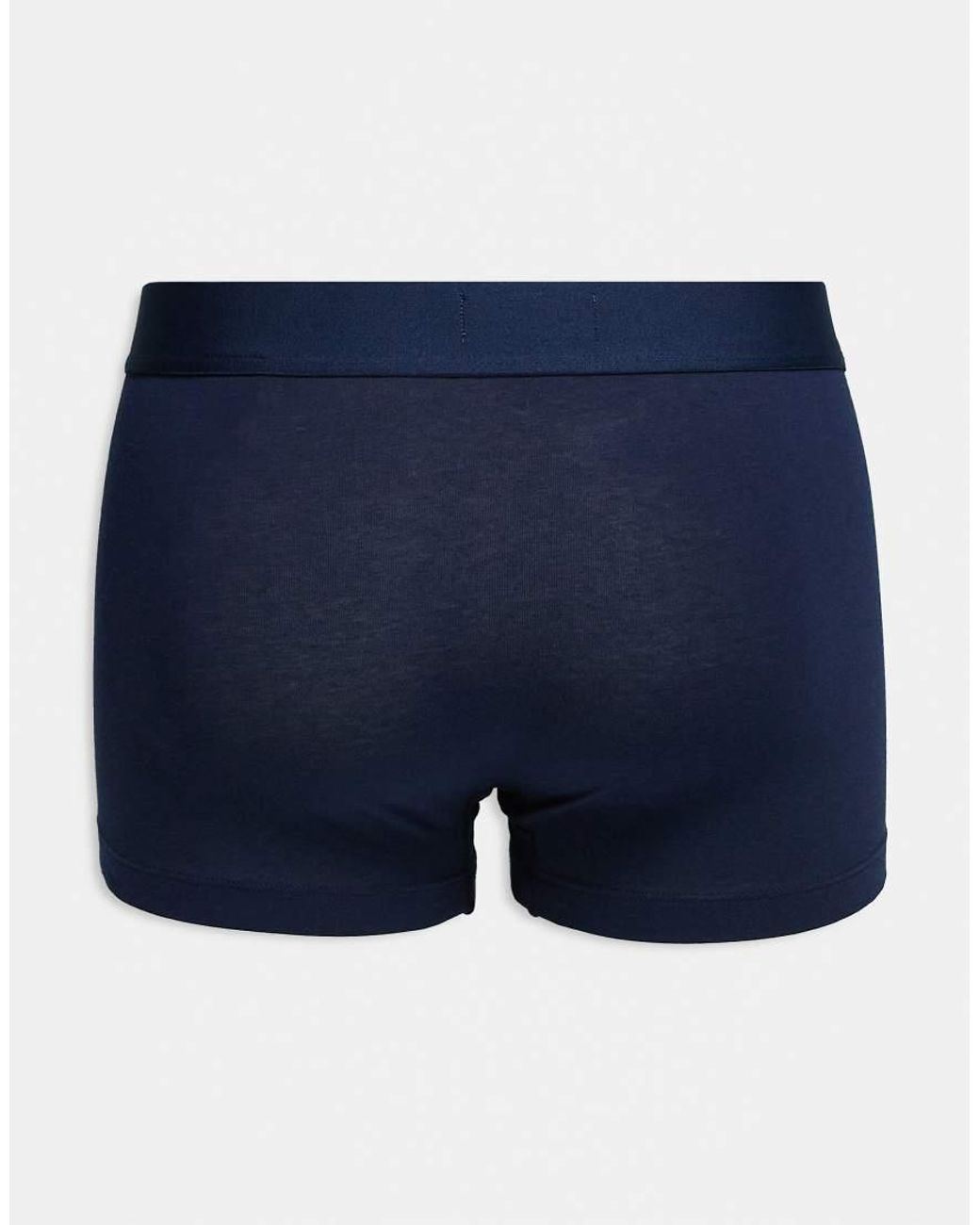 Lacoste Blue 3 Pack Valentines Trunks for men