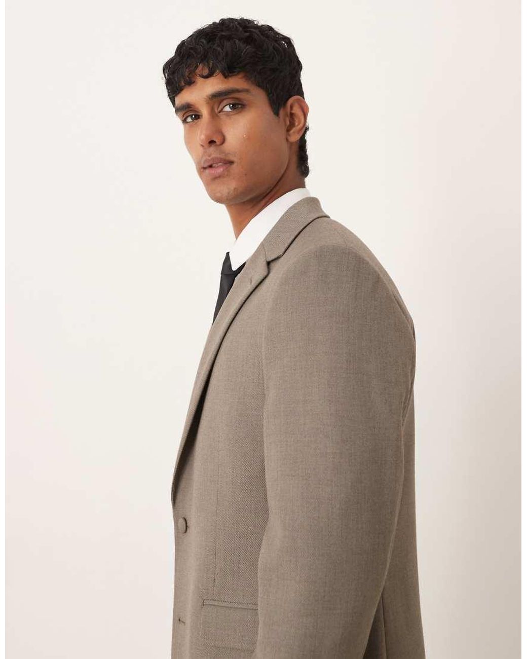 ASOS Natural Regular Suit Jacket for men