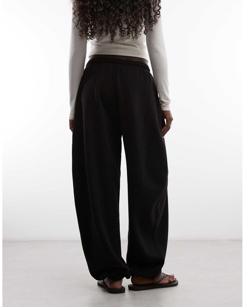 Weekday Black Cuffed Jogger