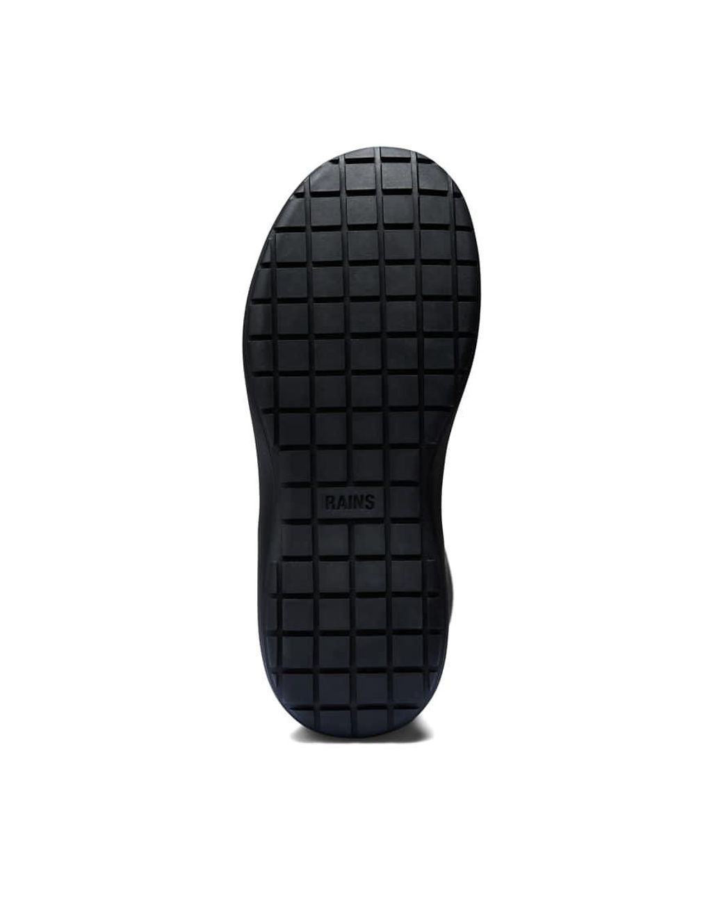 Rains Black 70250 Mirage Waterproof Rubber Mule Clog