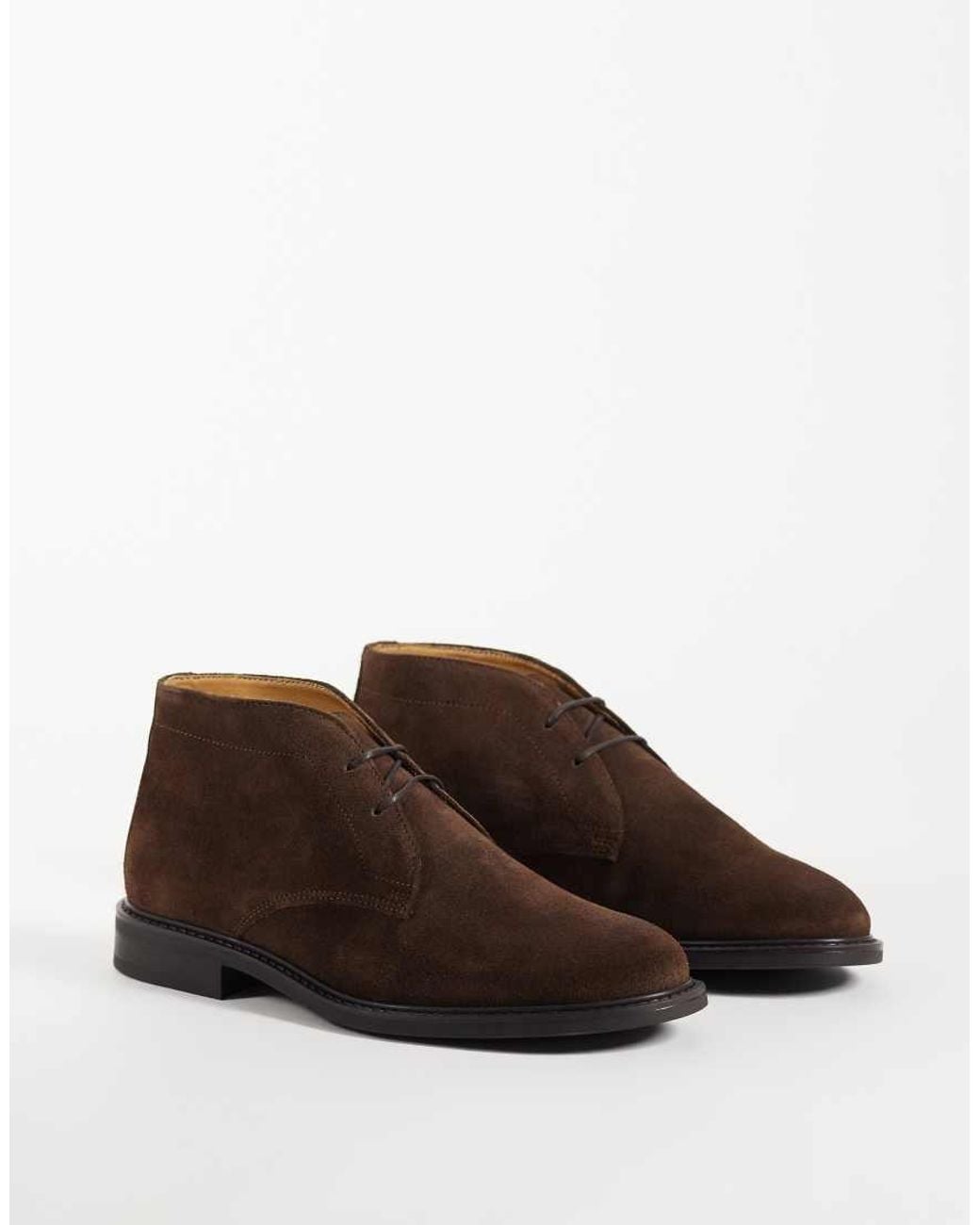 Mango Brown 100% Suede Desert Boot for men