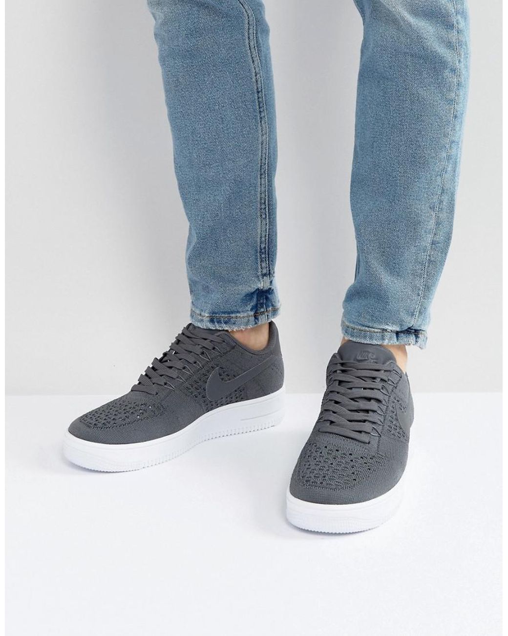 nike air force 1 ultra flyknit low dark grey