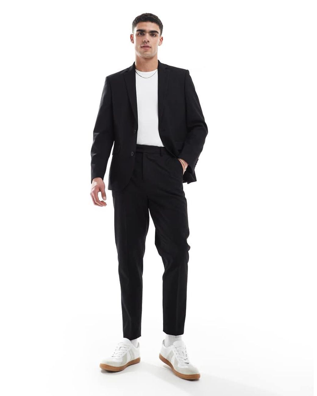ASOS Blue Slim Suit Jacket for men