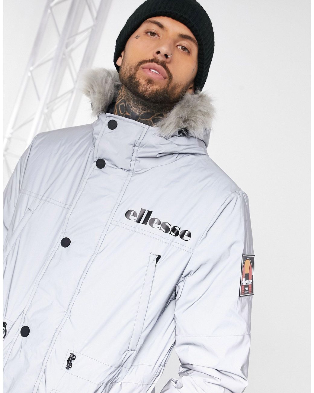 ellesse ampetrini parka jacket