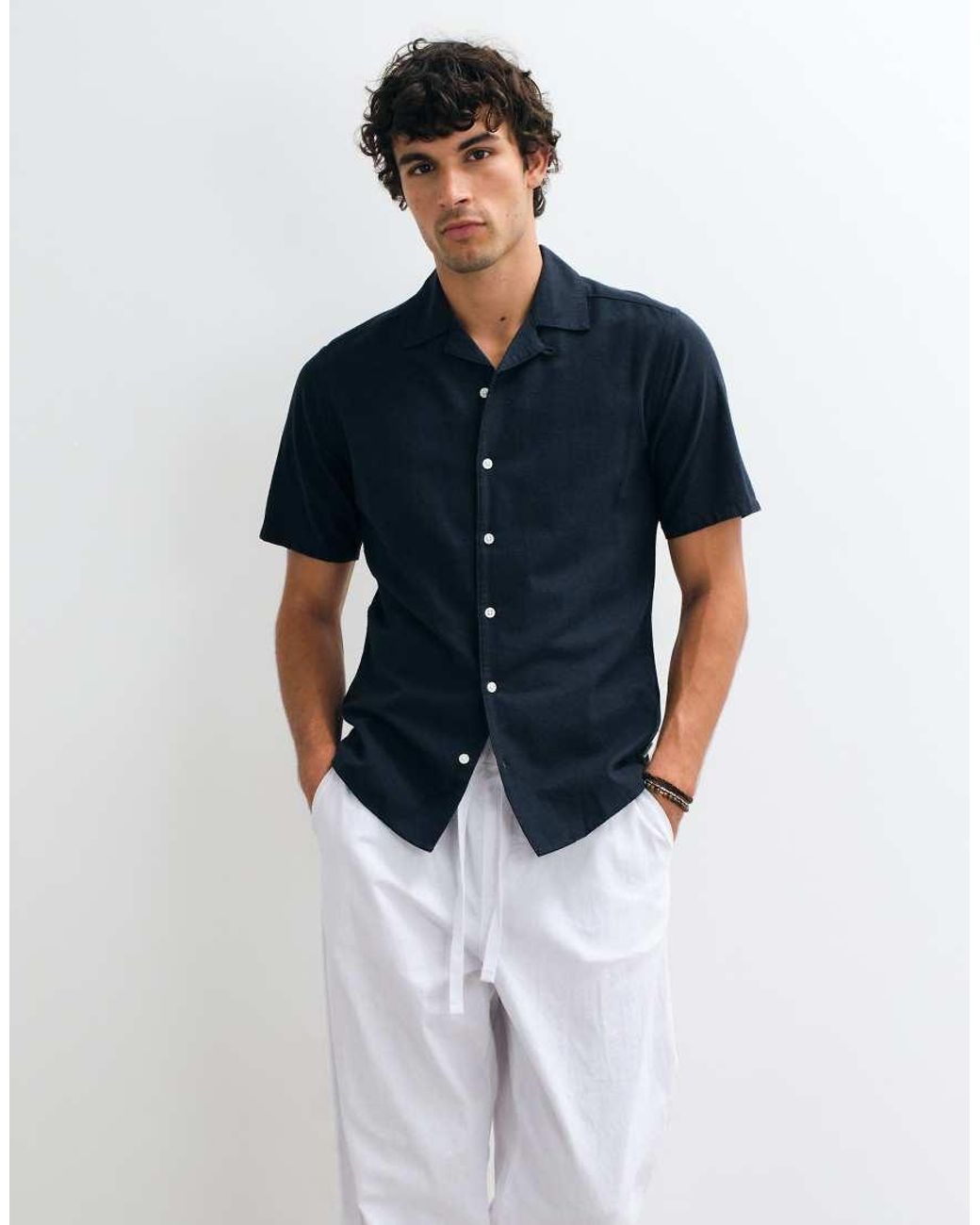 Only & Sons Blue Short Sleeve Shirt for men