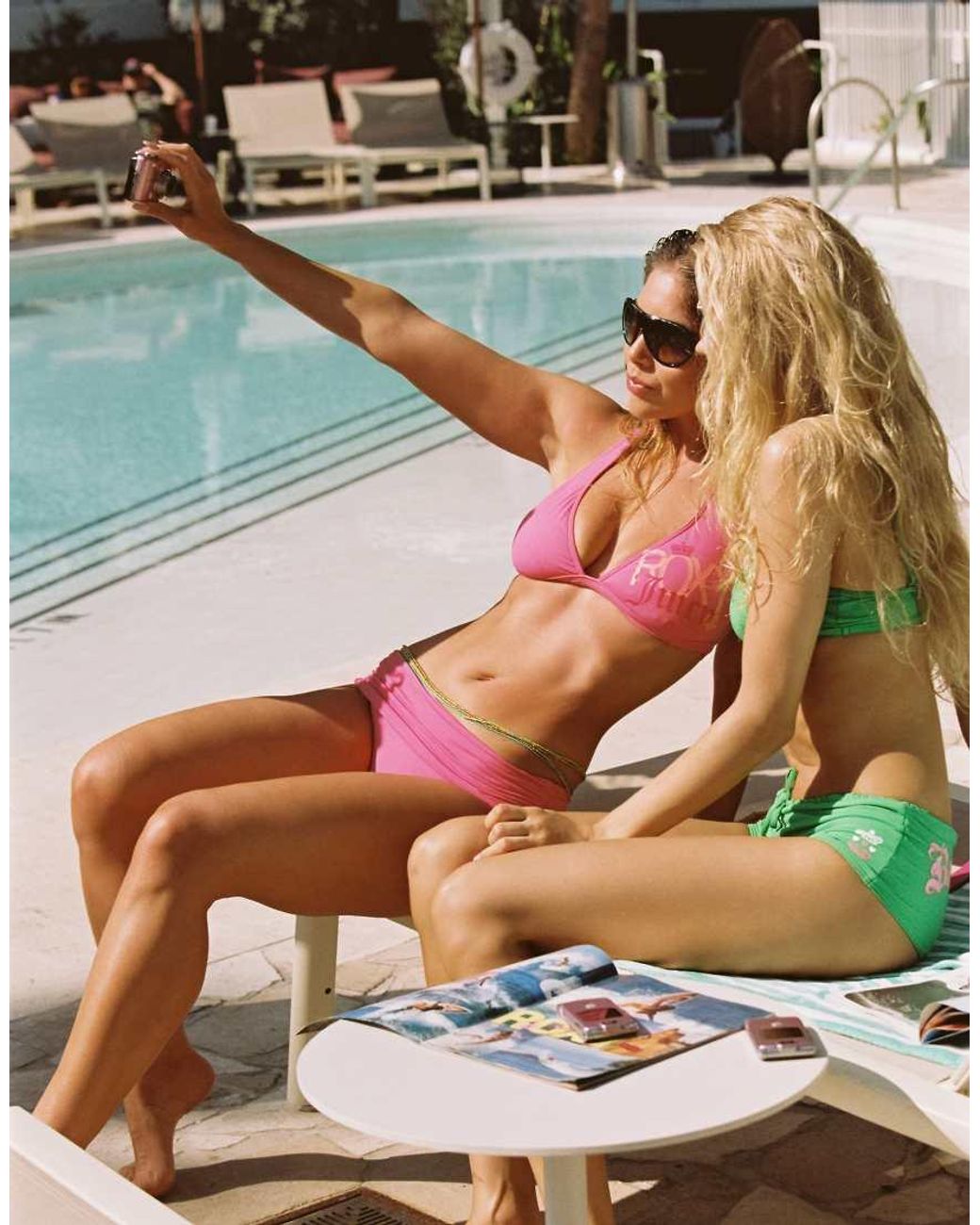 Roxy Gray X Juicy Couture Foldover Bikini Bottom