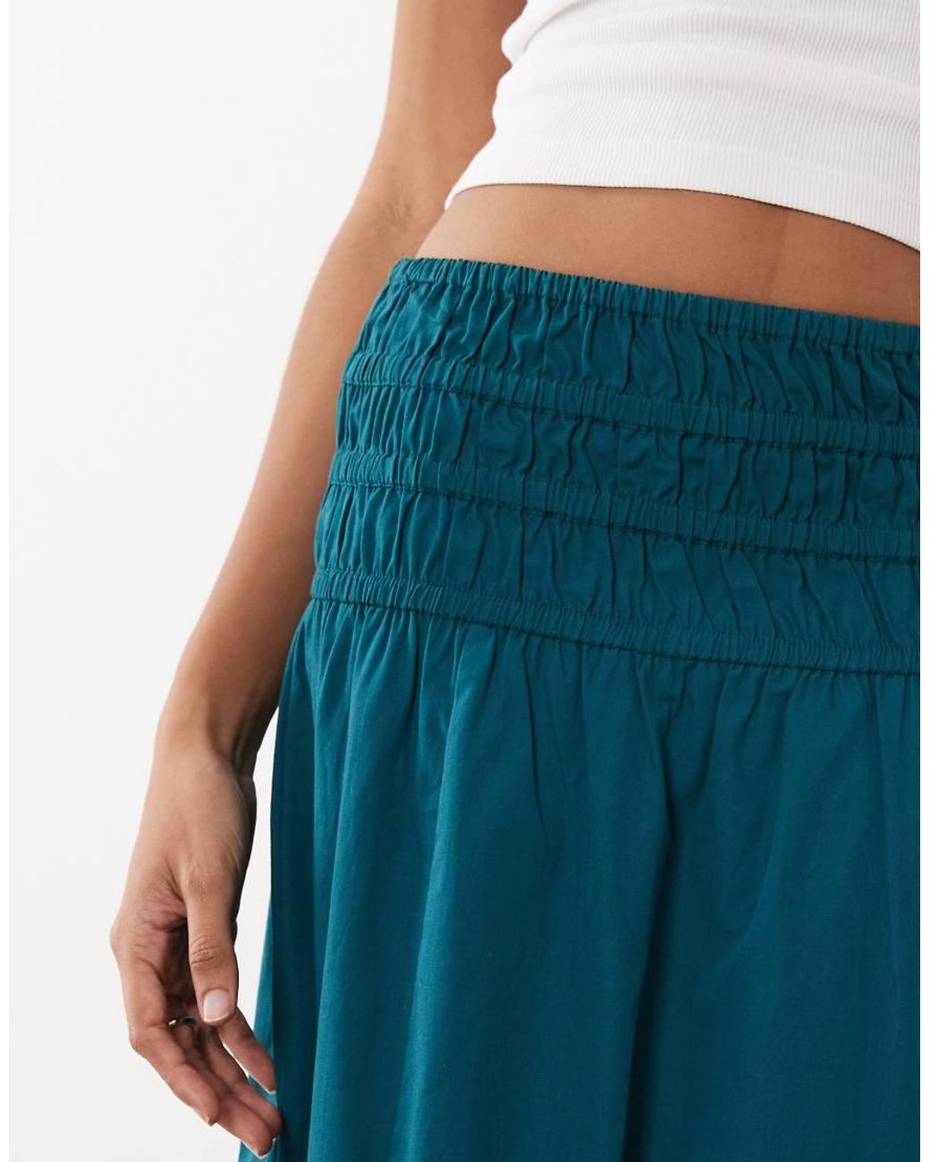 Wednesday's Girl White Wednesdays Girl Tiered Floaty Midaxi Skirt