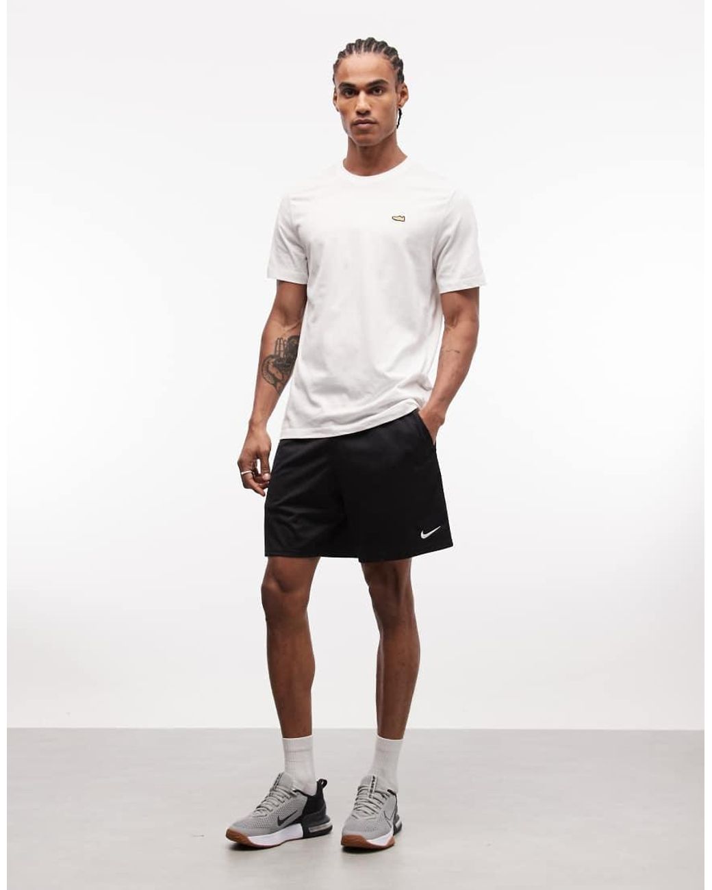 Nike White Dri-Fit Flex 7 Inch Shorts for men