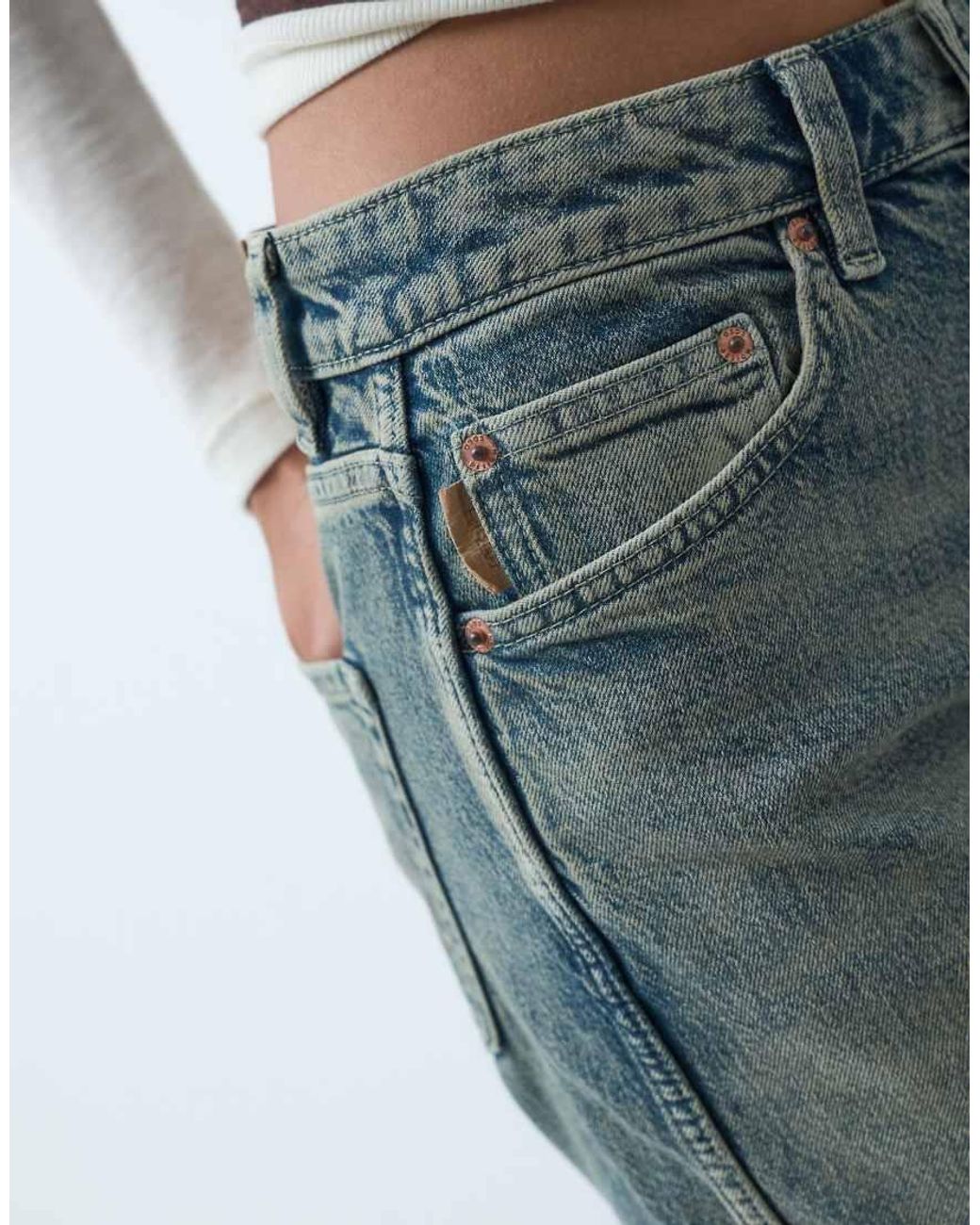 ASOS Blue Comfort Stretch Straight Leg Jean