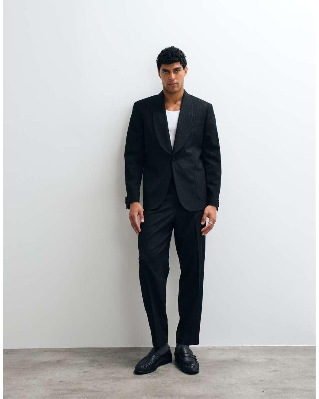 ASOS Blue Slim Suit Jacket for men