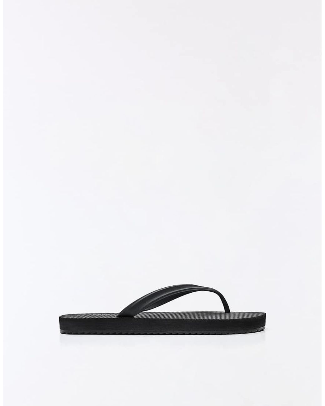 Bershka White Flip Flop-flat Sandals for men