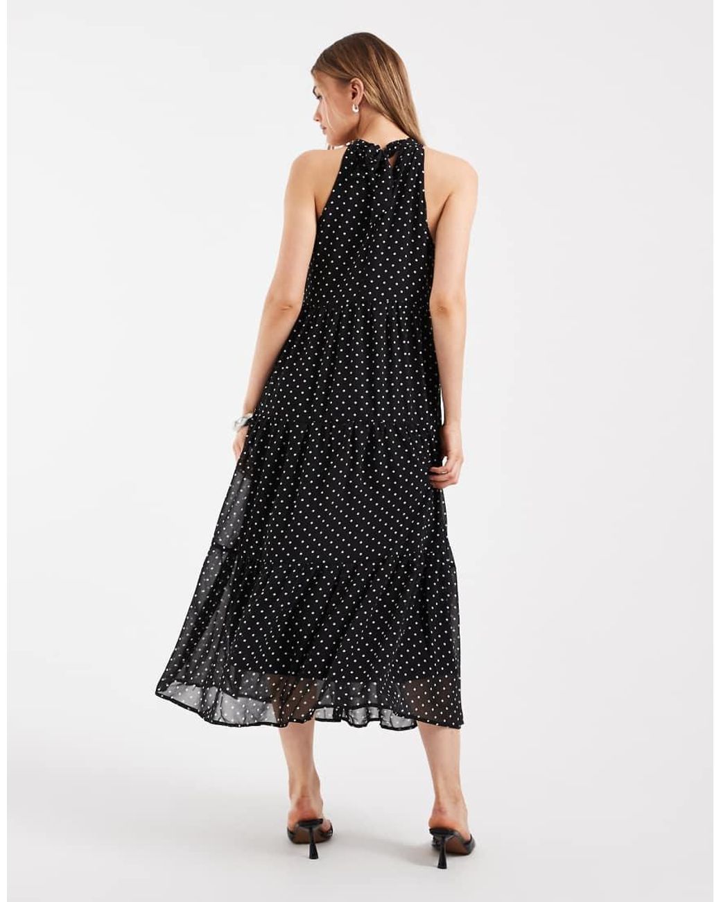 ONLY Black Halterneck Midaxi Dress