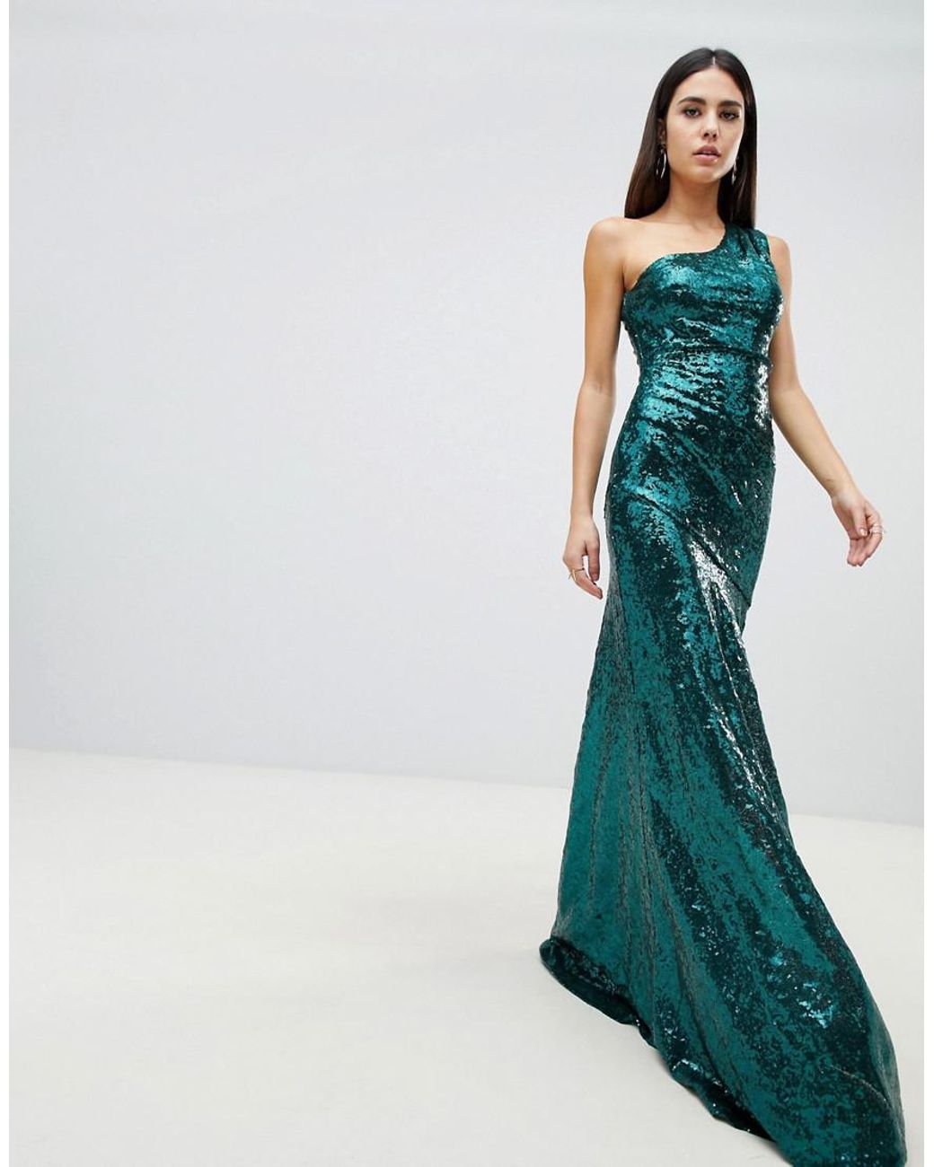 goddiva one shoulder dress