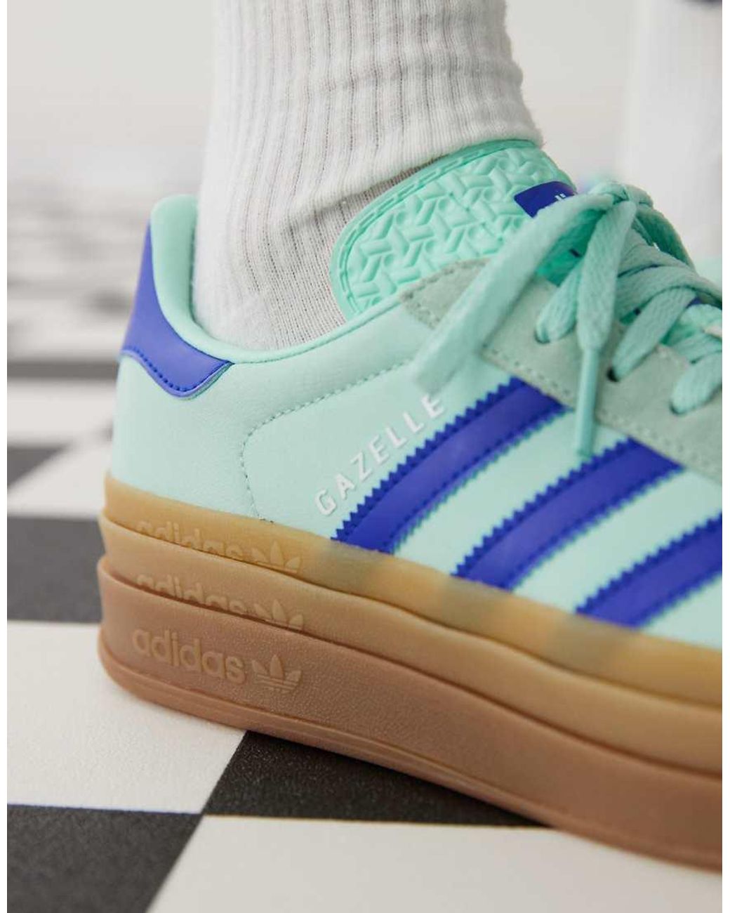 adidas gazelle silver green womens Zapatillas Adidas Gazelle Adv Green / Cloud White / Gold Metallic – Devil  Skate Shop main image 0