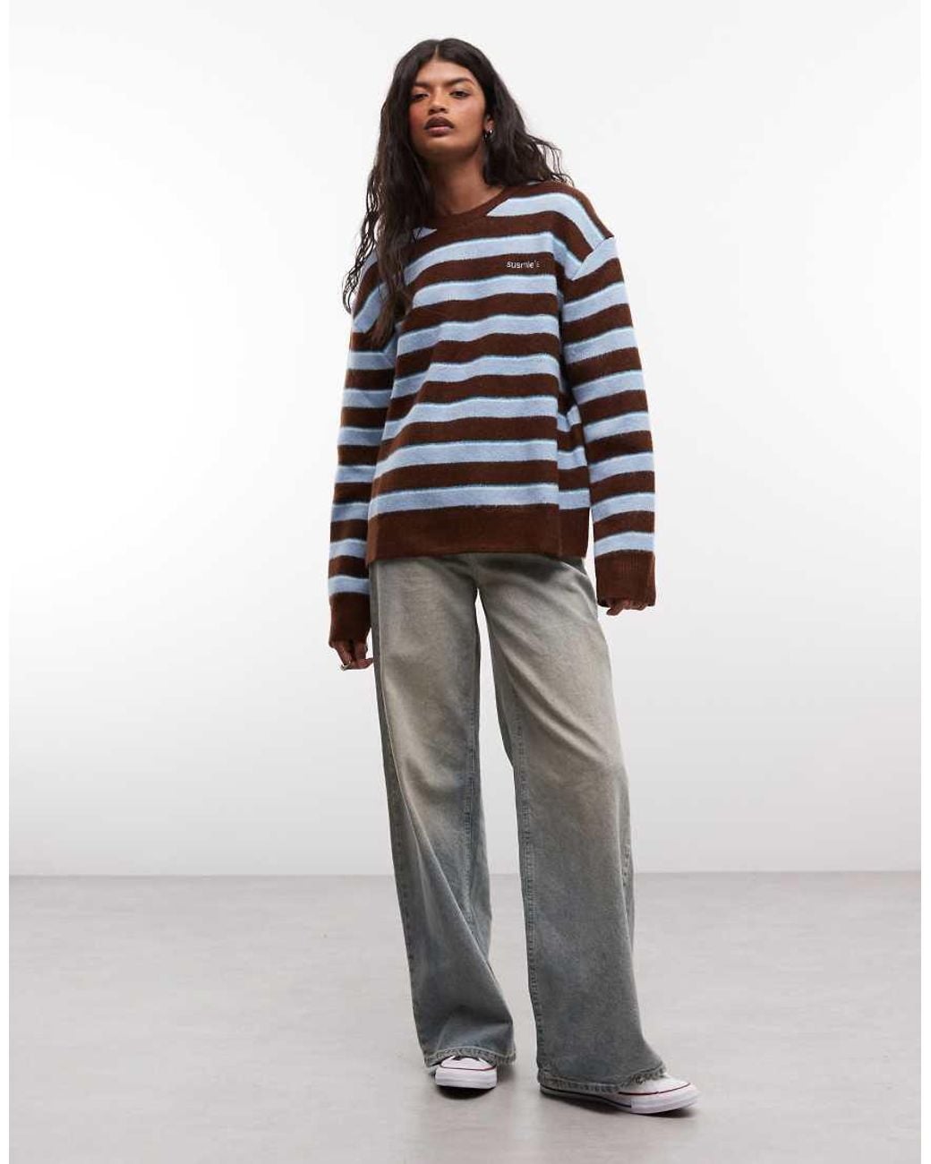 Susmie's Multicolor Long Sleeve Fuzzy Knit Jumper