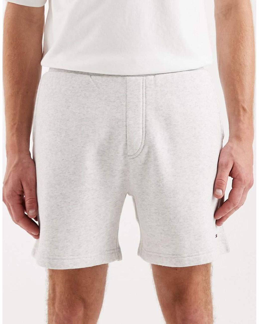 Tommy Hilfiger Gray Flag Shorts for men
