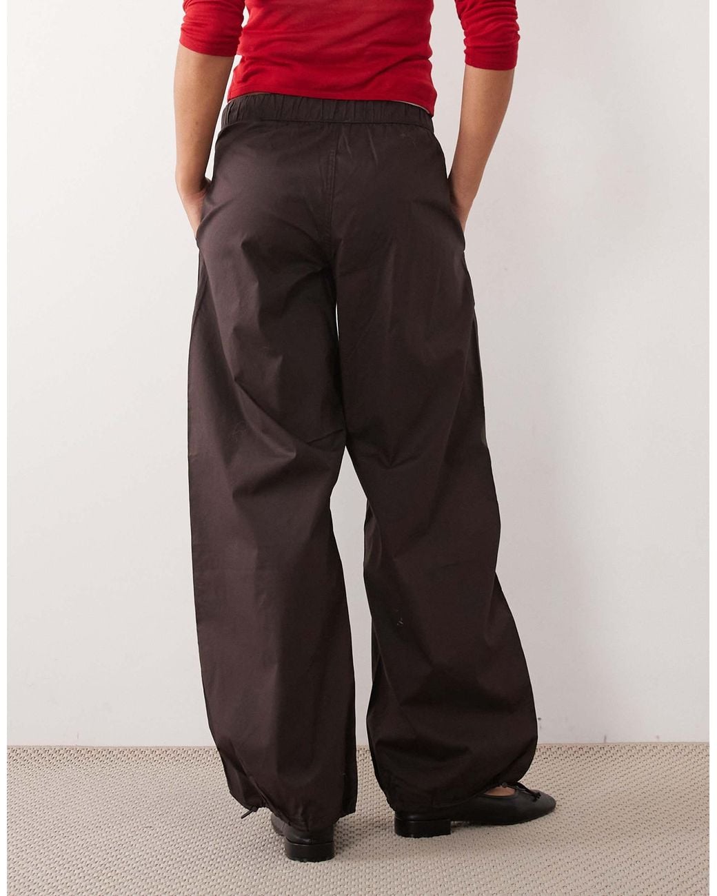 Cotton On Red Jackson Pull On Utility Pant