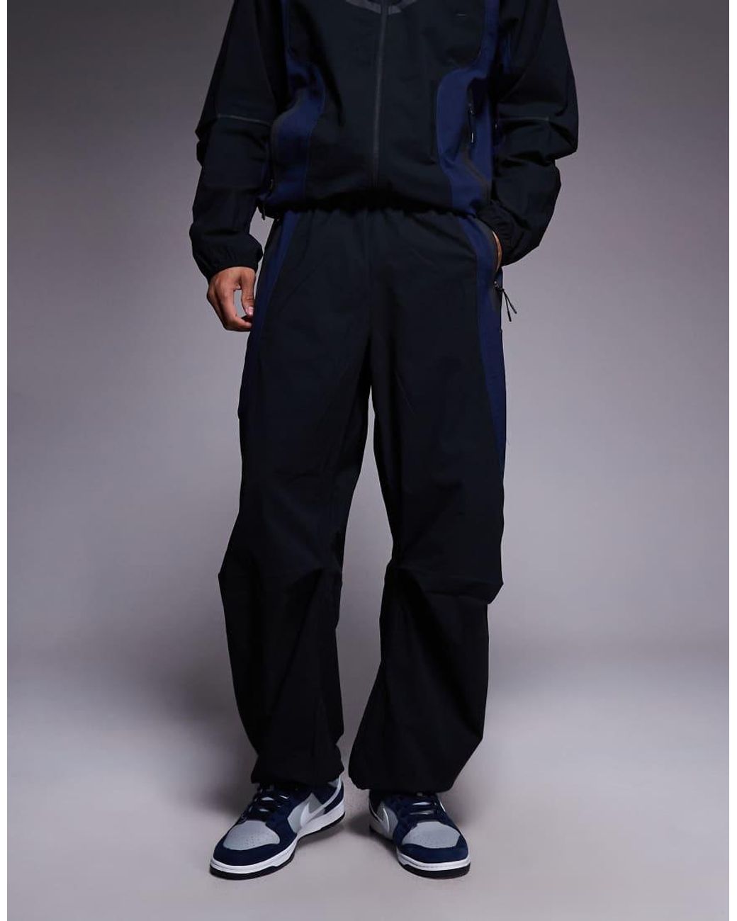 Nike Blue Tech Woven Joggers for men