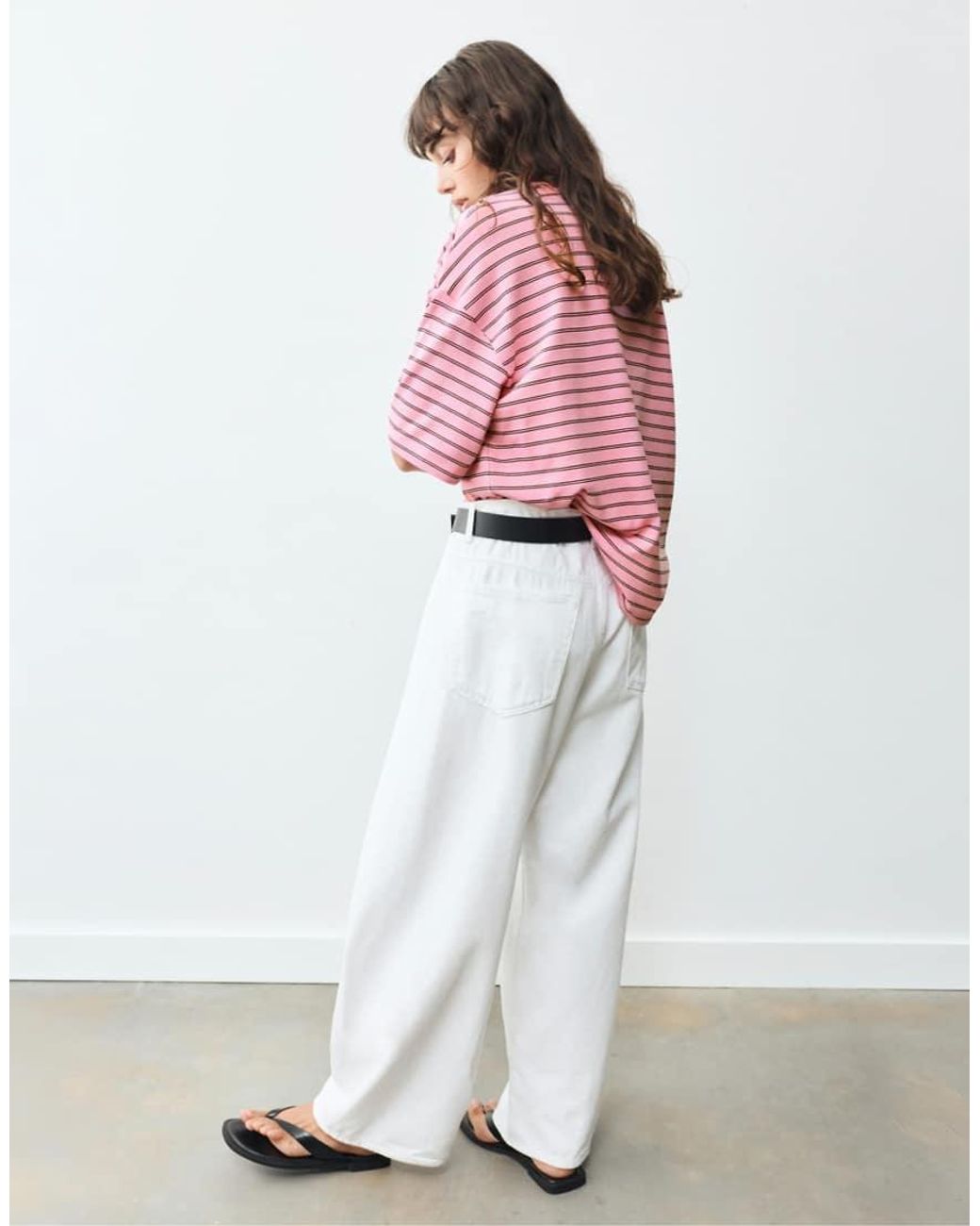 Pull&Bear Pink Oversize Short Sleeve T-shirt