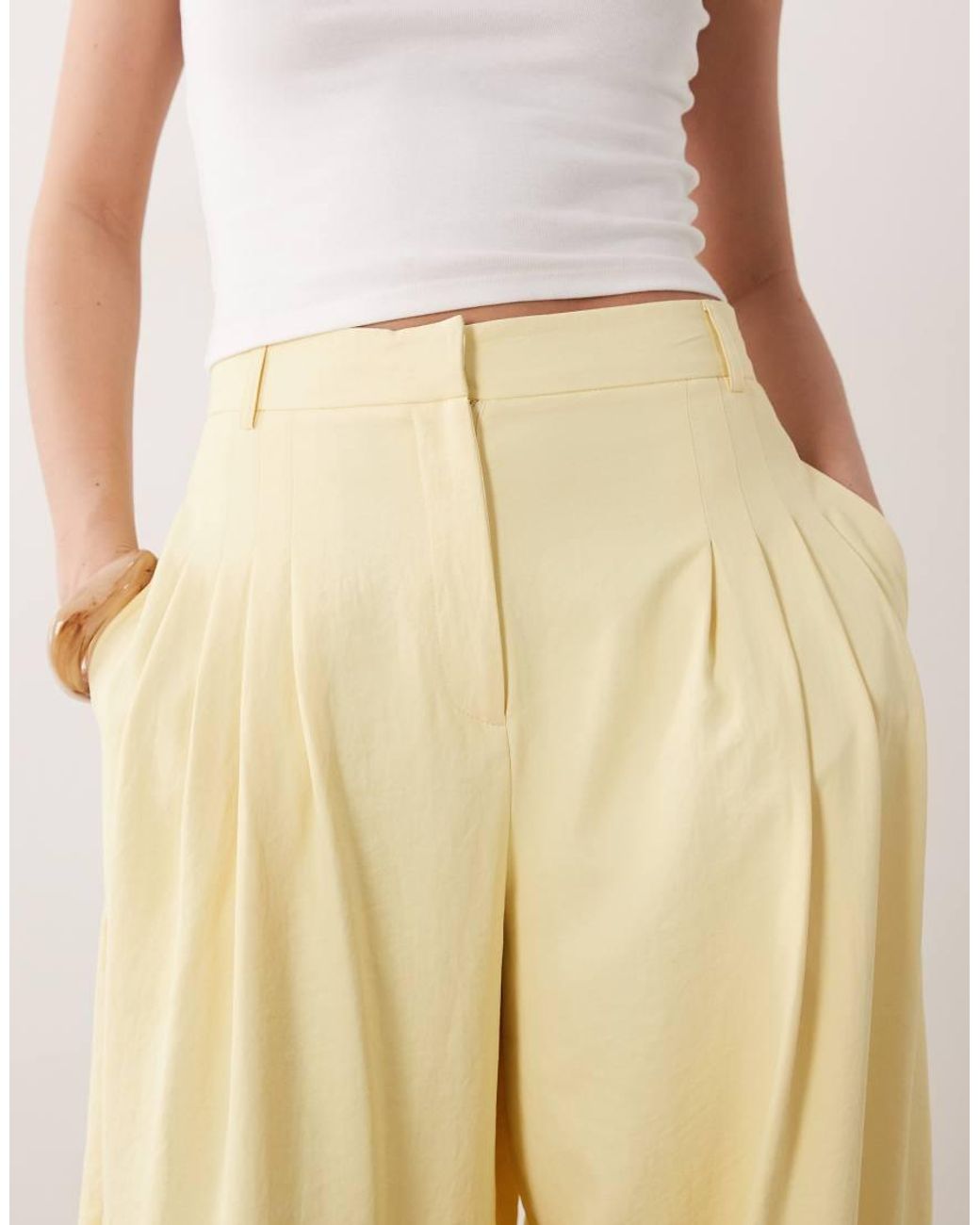 Miss Selfridge Natural Tailored Balloon Pants