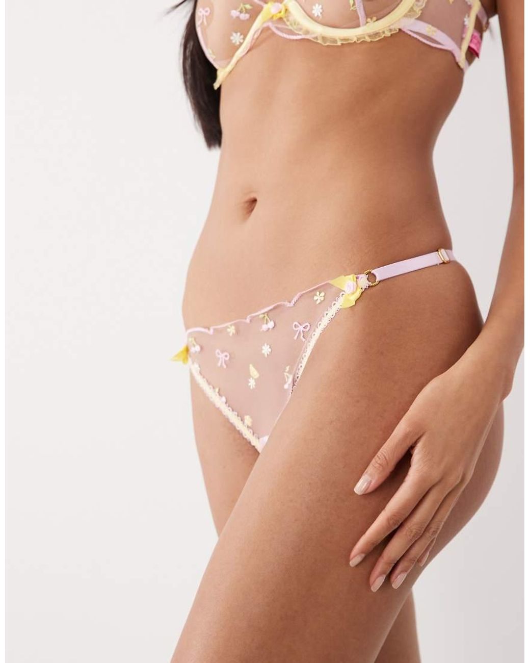 Untold Story Brown Sweetheart Sorbet Thong