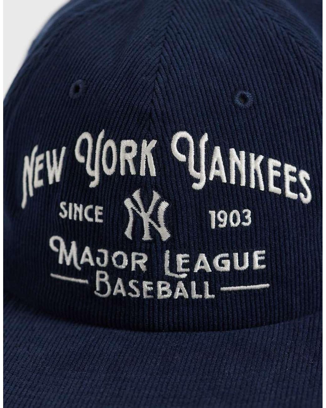 '47 Blue Ny Yankees Script Logo Cap