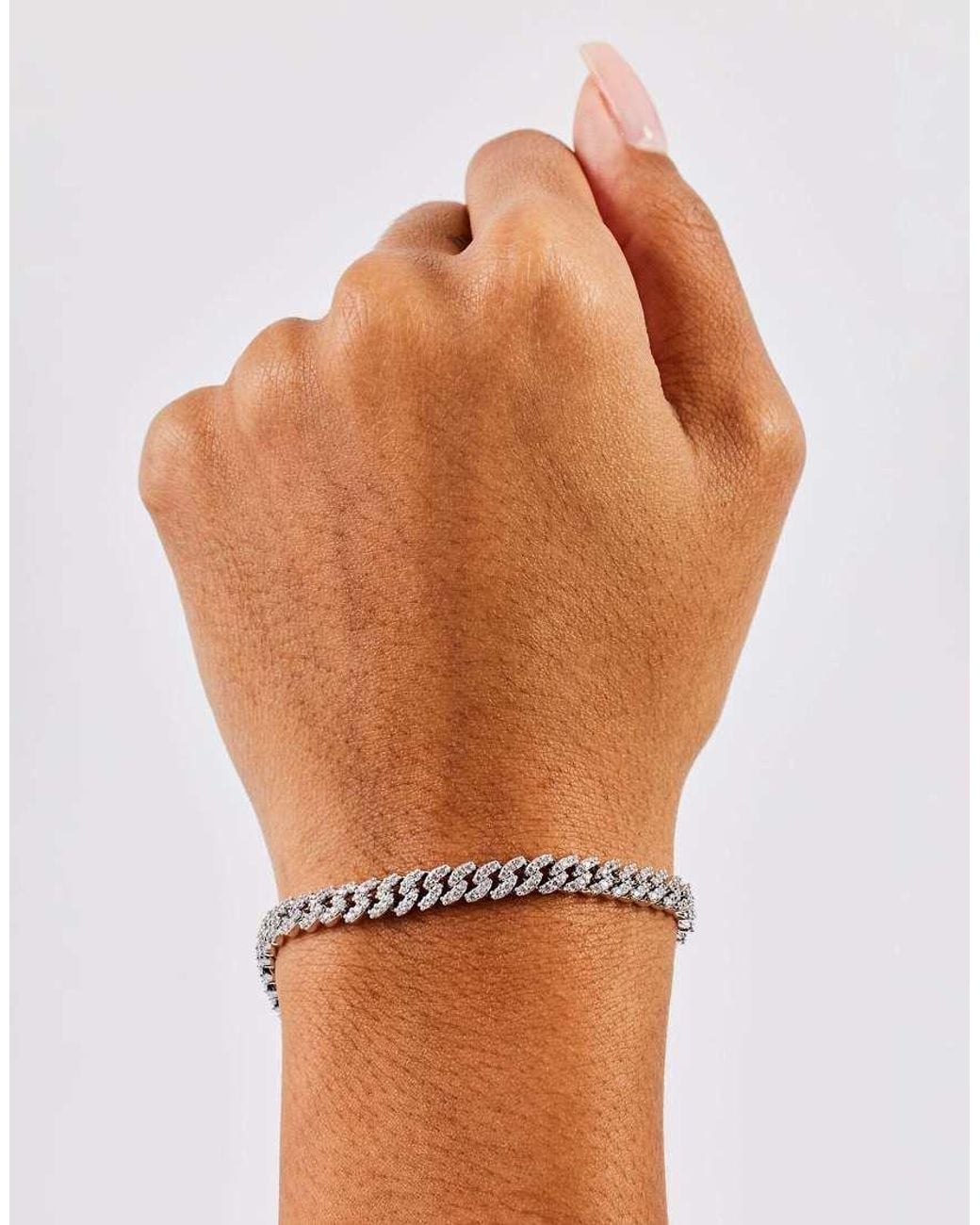 CERNUCCI Black Iced Cuban Link Bracelet