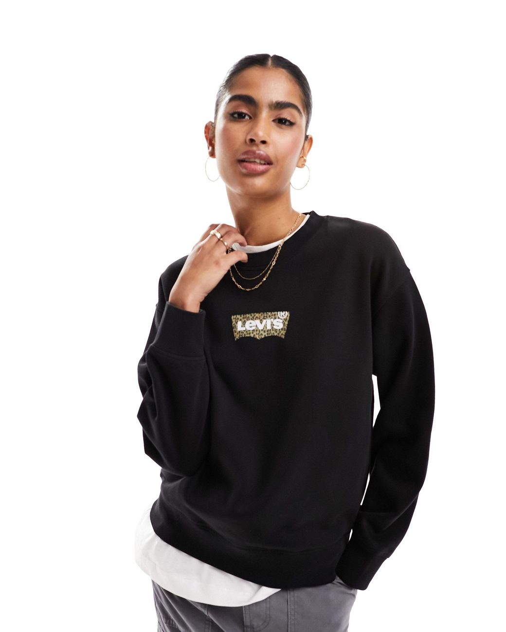 Sweat levis leopard sales