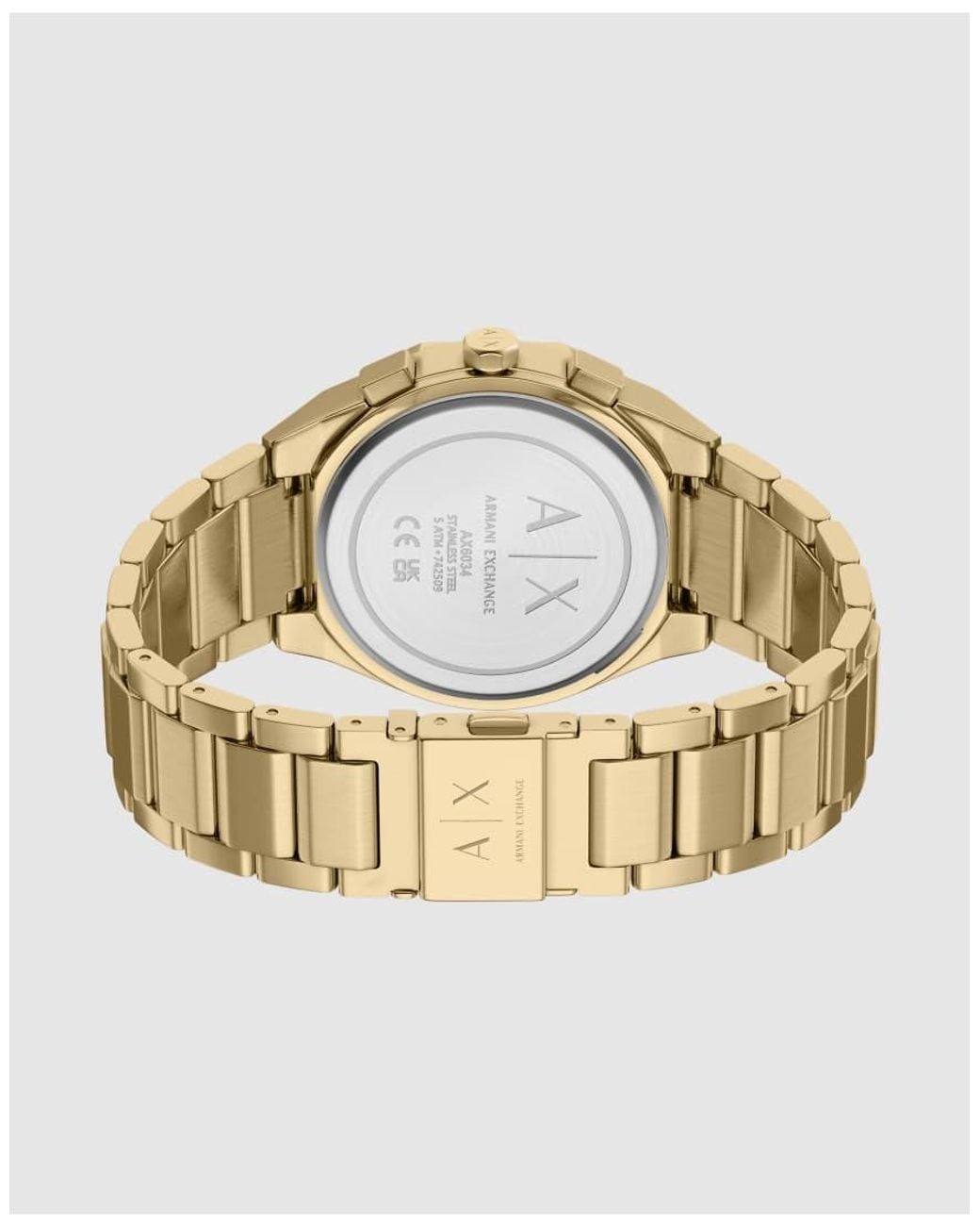 ARMANI EXCHANGE Metallic Sync Chronograph-Tone Stainless Steel Watch