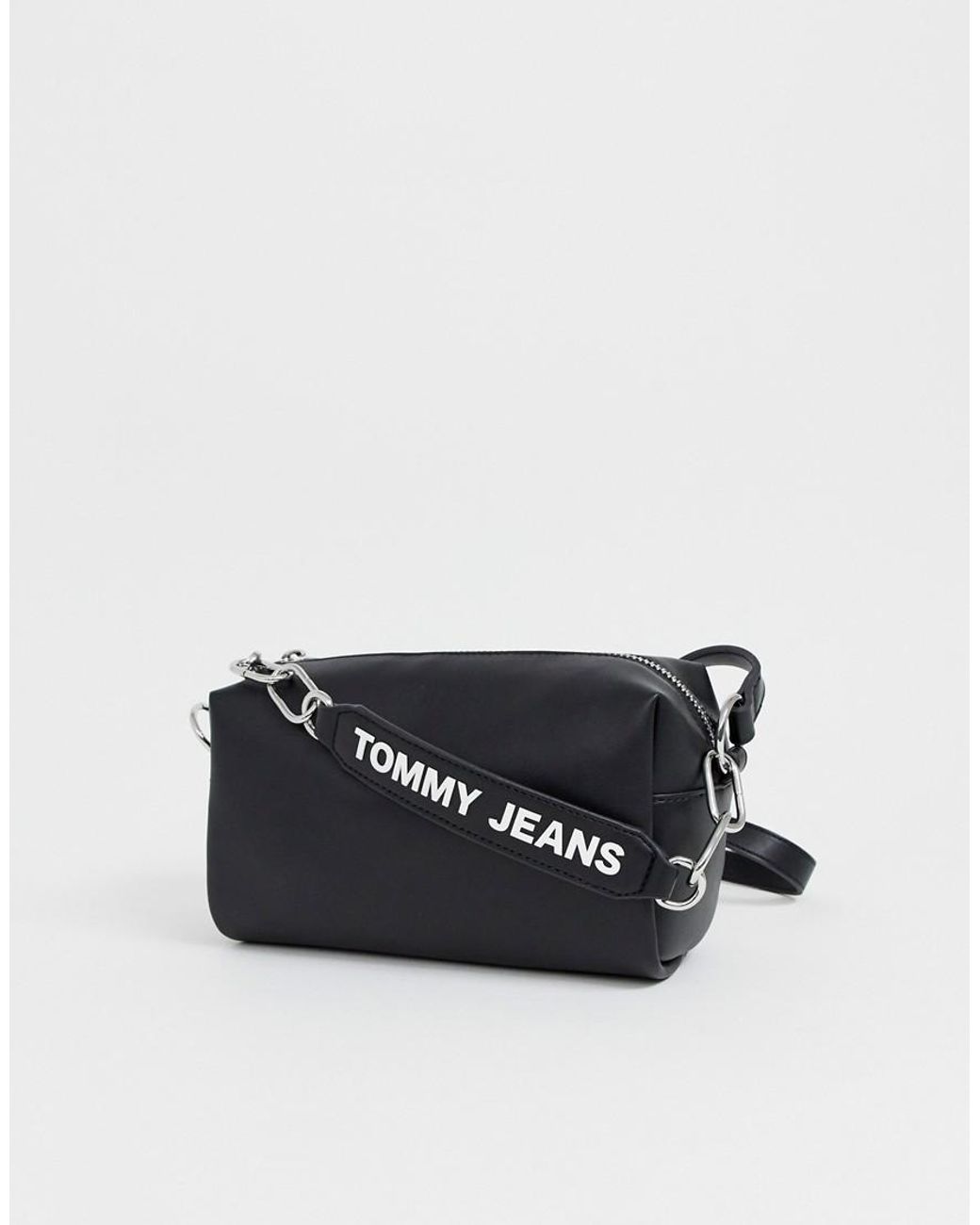Tommy Hilfiger Cross Body Bag With Mono Logo in Black | Lyst