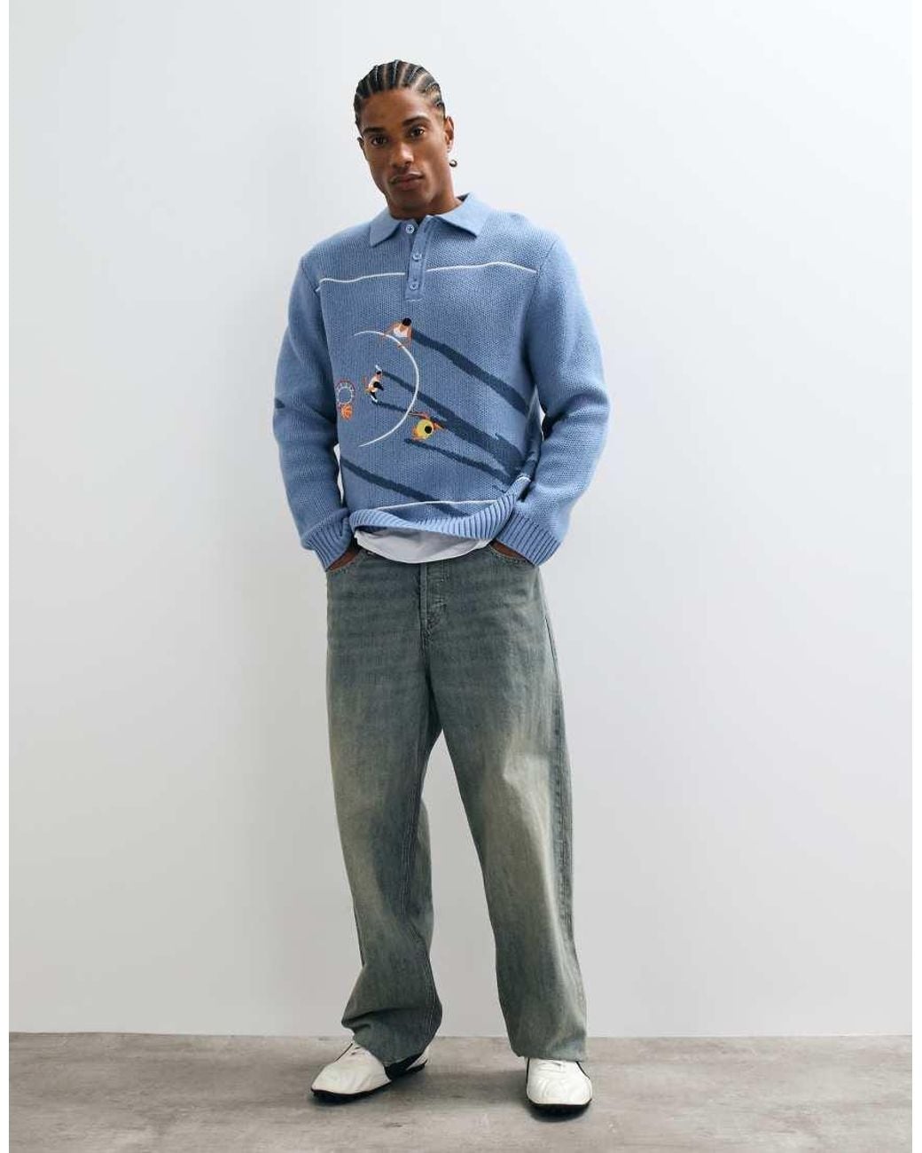 House Of Sunny Blue King Of The Court Jumper for men