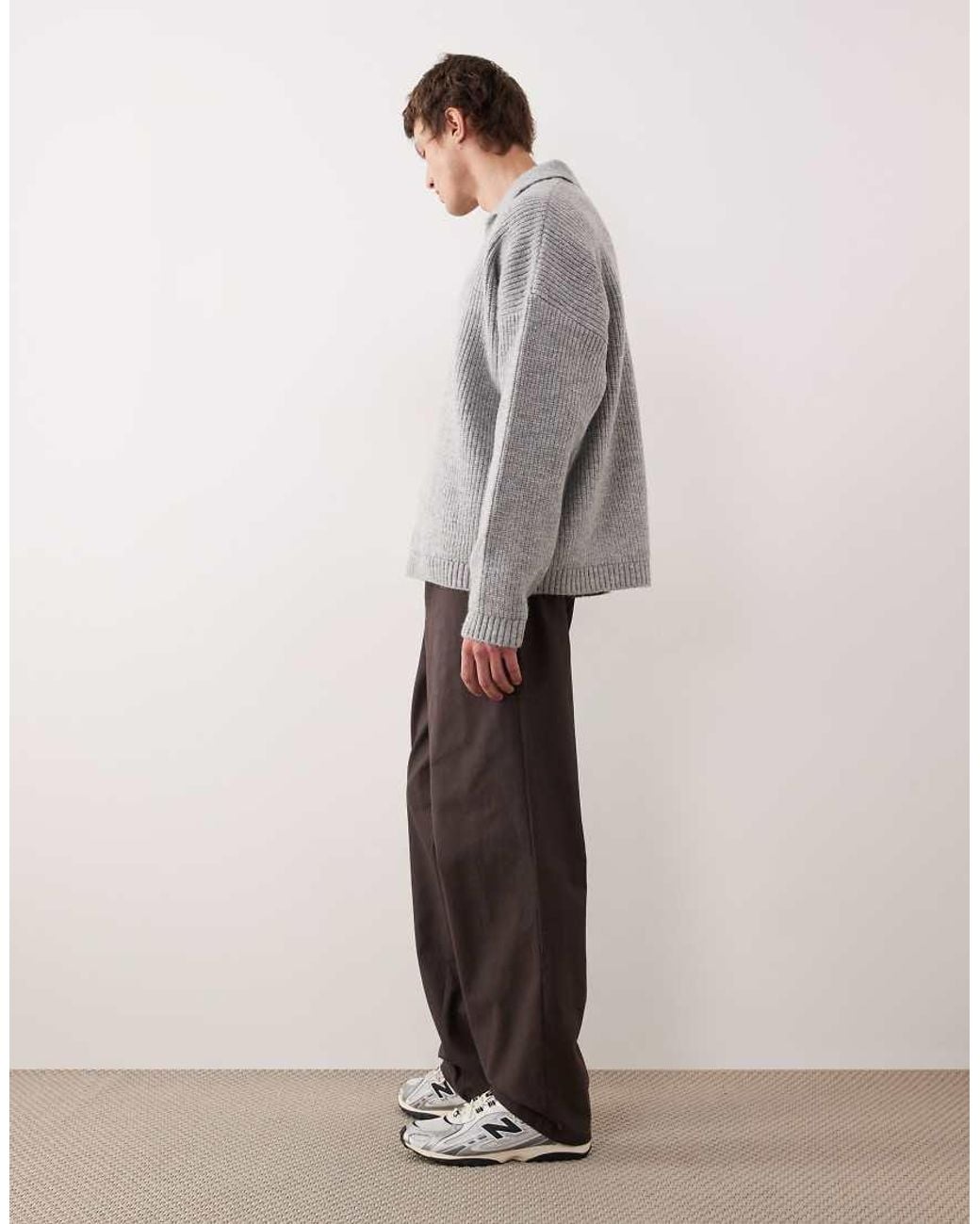 ASOS Natural baggy Trousers for men