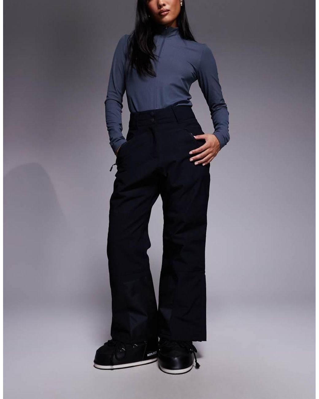 ASOS 4505 Ski & Snow Blue Asos 4505 Petite Ski Straight Leg Water-repellent Ski Pants