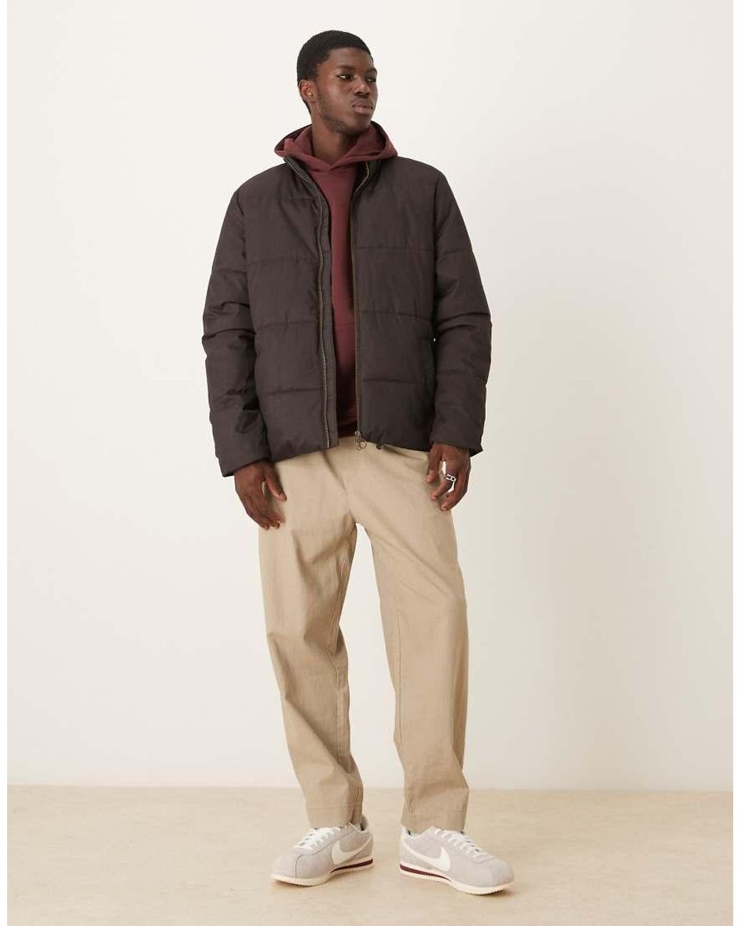Barbour Brown Northwood Puffer Jacket for men