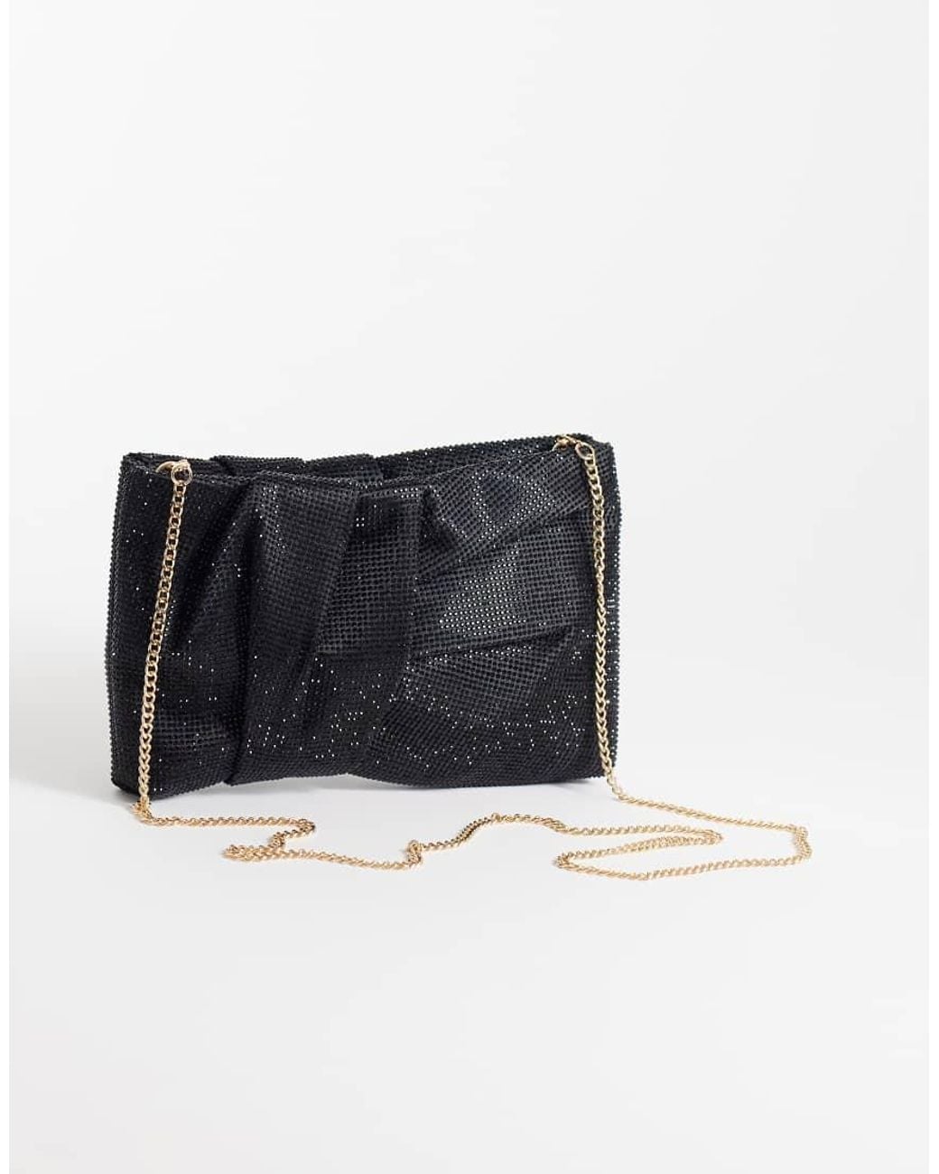 True Decadence Black Clutch Bag